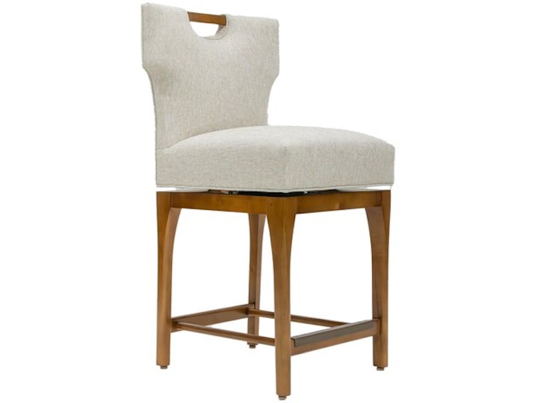 Designmaster Casual Dining Ashton Swivel Counter Stool With Transistional Base 03-1042-24 At Norwood Furniture