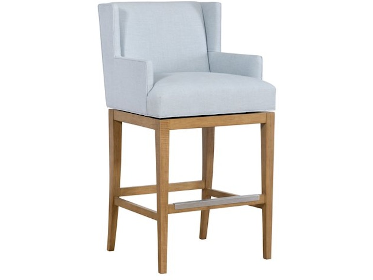 Designmaster Casual Dining Carson Swivel Bar Arm Stool with Tapered Legs 03-927-30 at Norwood Furniture
