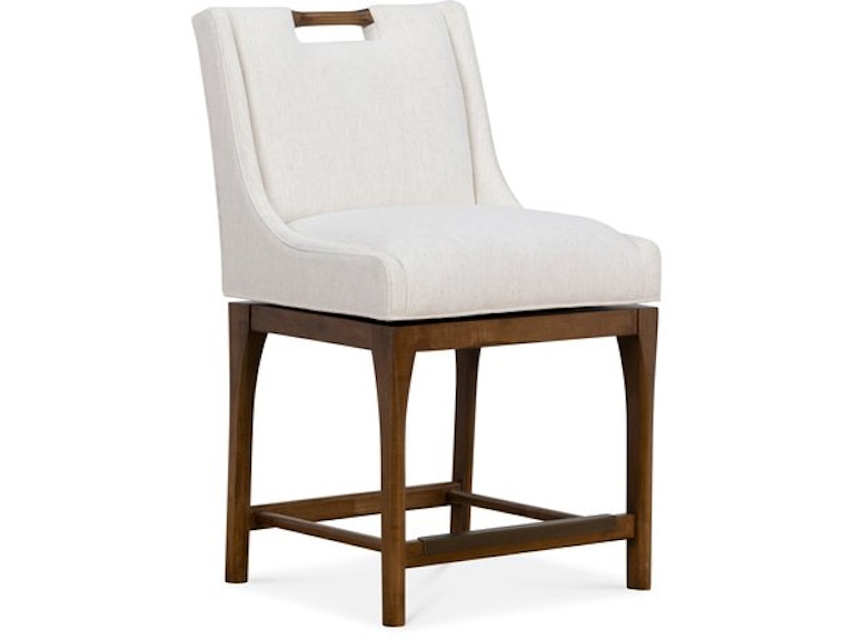 Designmaster Casual Dining Howard Swivel Counter Stool With Transitional Base 03-1004-24 At Norwood Furniture