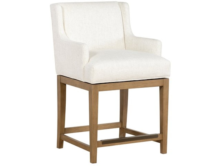 Designmaster Casual Dining Layton Swivel Counter Stool with Traditional Base 03-929-24 at Norwood Furniture