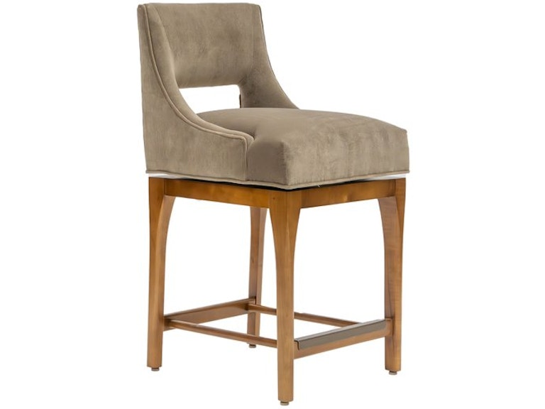 Designmaster Casual Dining Ocala Swivel Counter Stool with Transitional Base 03-1028-24 at Norwood Furniture
