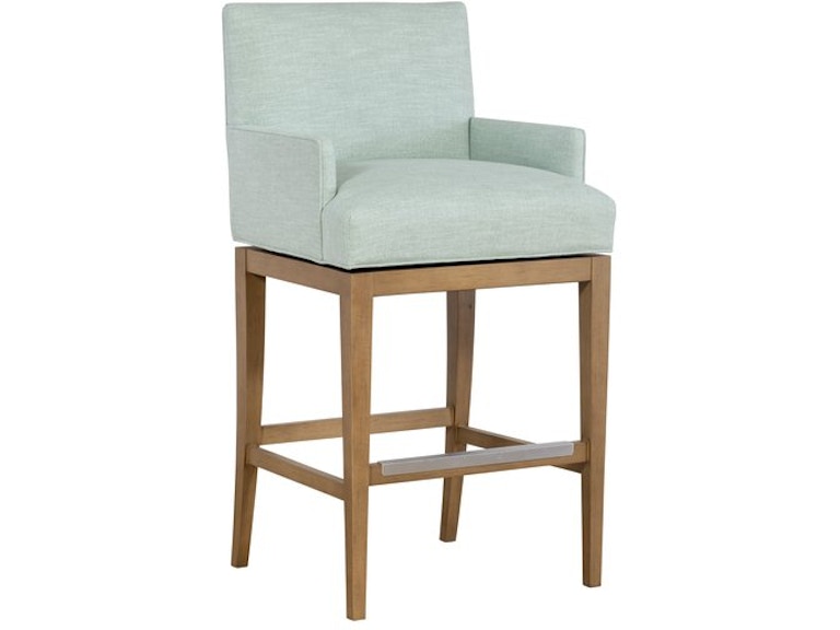 Designmaster Casual Dining Redford Swivel Bar Arm Stool with Tapered Legs 03-931-30 at Norwood Furniture