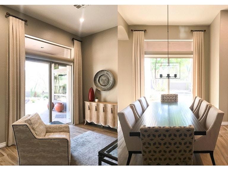 Drapery Department Casual Dining Dining/Living Room Drapes MM D&L at Norwood Furniture