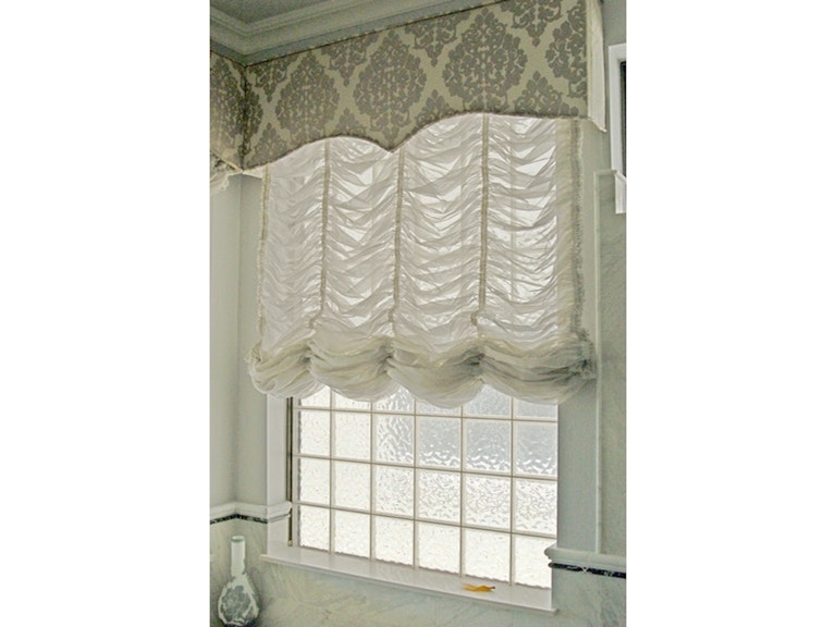 Drapery Department Custom Master Bath Drapery WIN 28 At Norwood Furniture