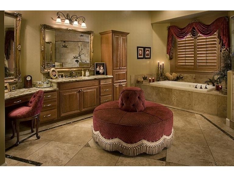 Drapery Department Custom Ottoman/Vallances & Plantation Shutters Grand T&T at Norwood Furniture