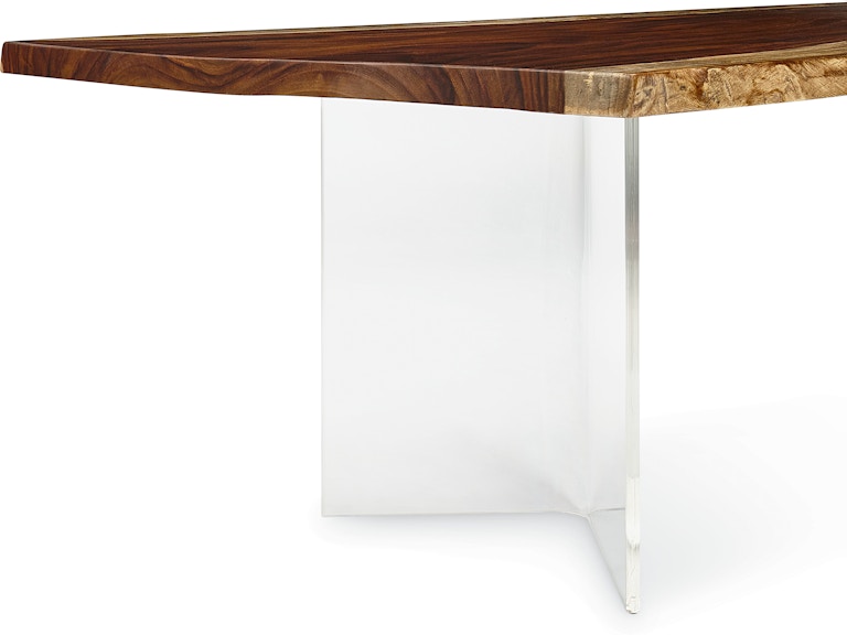 Fairfield Chair Company Casual Dining Acrylic Wedge Dining Height Base LEAW-DT at Norwood Furniture