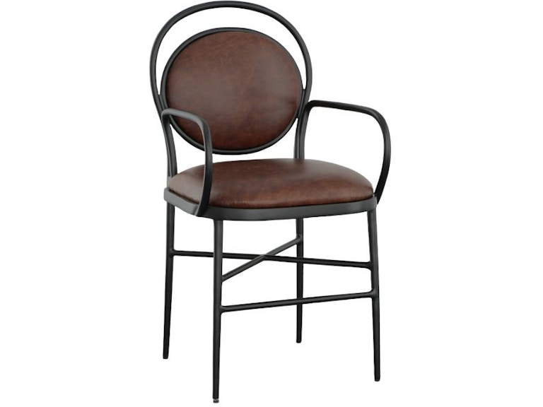 Fairfield Chair Company Casual Dining BD Collection For Fairfield Warner Leather Counter Stool F600-C6-B at Norwood Furniture