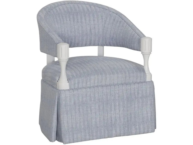 Fairfield Chair Company Casual Dining BD Collection For Fairfield Gigi Arm Chair with Full Skirt 4626-04 at Norwood Furniture