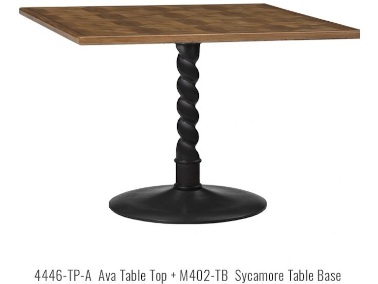 Fairfield Chair Company Casual Dining BD Collection For Fairfield Sycamore Table Base M402-TB at Norwood Furniture