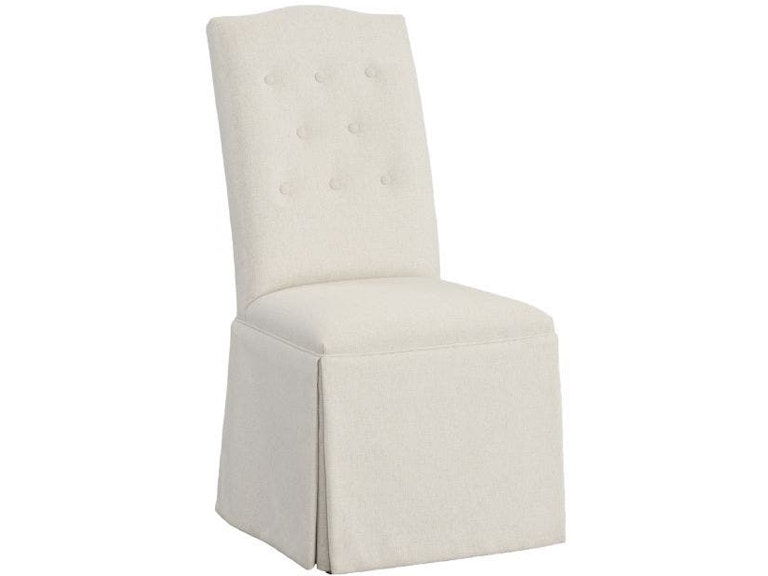 Fairfield Chair Company Casual Dining Camel Tall Back Skirted Dining Chair 1227-05-T at Norwood Furniture