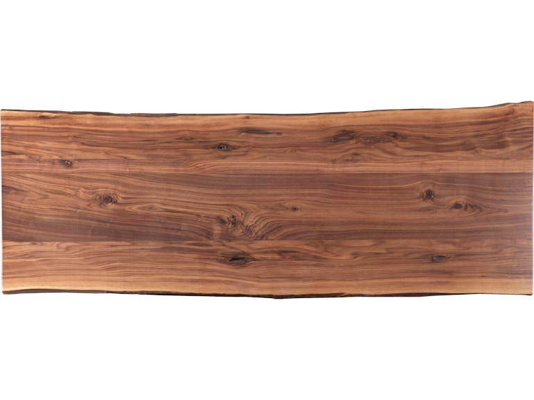 Fairfield Chair Company Casual Dining Crotch Cut Walnut 109" Rectangular Table Top CW09-DT at Norwood Furniture