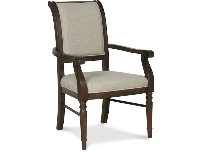 Fairfield Chair Company Casual Dining Delano Arm Chair 5434-04 at Norwood Furniture