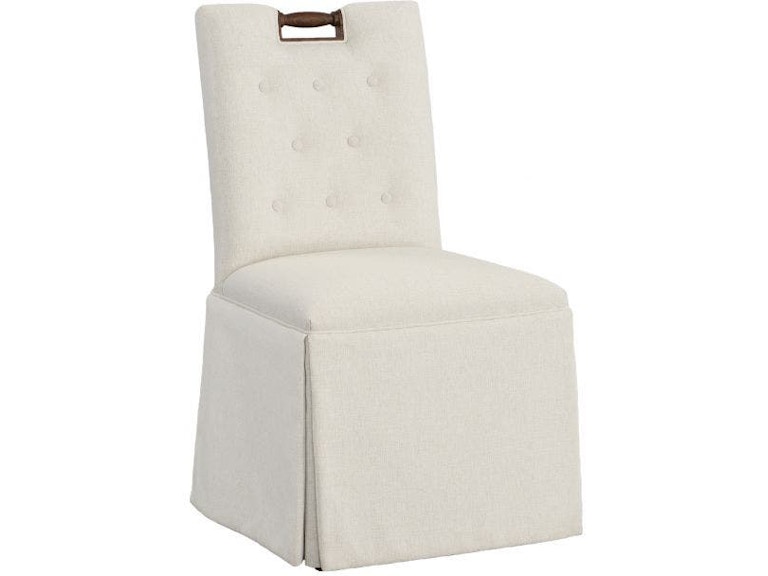 Fairfield Chair Company Casual Dining Pull Short Back Skirted Dining Chair 1233-05-T at Norwood Furniture