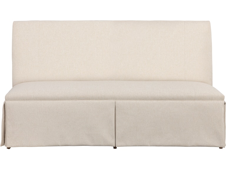 Fairfield Chair Company Casual Dining Straight Back Skirted Armless Banquette 72" 1271-72-T at Norwood Furniture