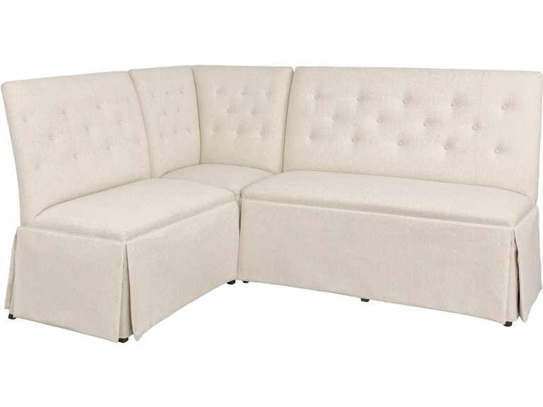Fairfield Chair Company Casual Dining Straight Back Skirted Corner Chair Banquette 1273-29-T at Norwood Furniture