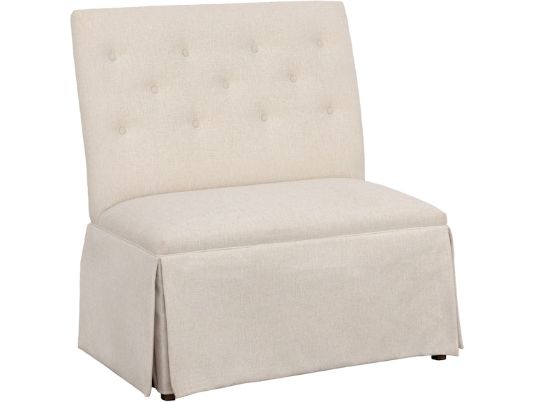Fairfield Chair Company Casual Dining Straight Back Skirted Armless Banquette 36" 1273-36-T at Norwood Furniture