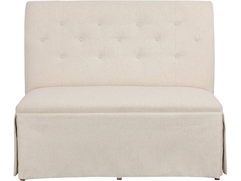 Fairfield Chair Company Casual Dining Straight Back Skirted Armless Banquette 48" 1273-48-T at Norwood Furniture