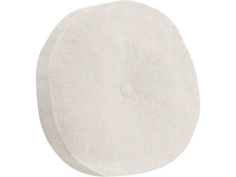Fairfield Chair Company Decorative Pillows and Blankets Round Weltless Border Pillow with buttons 0213-00 at Norwood Furniture