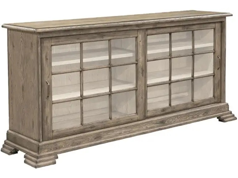 Fairfield Chair Company Home Office Arcadian Sliding Glass Door Credenza 8063-82 at Norwood Furniture