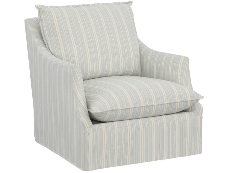 Fairfield Chair Company Living Room Baldwin Slipcovered Lounge Chair W-S101-01 at Norwood Furniture