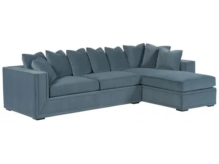 Fairfield Chair Company Living Room Border Track Arm Left Arm Facing Sofa SBMP-Sectional at Norwood Furniture