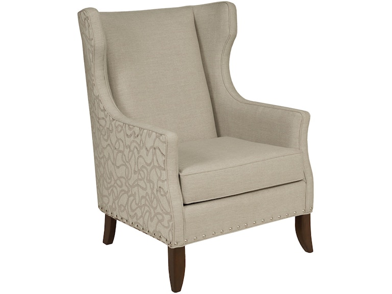Fairfield Chair Company Living Room Collins Wing Chair S-7413-01 at Norwood Furniture