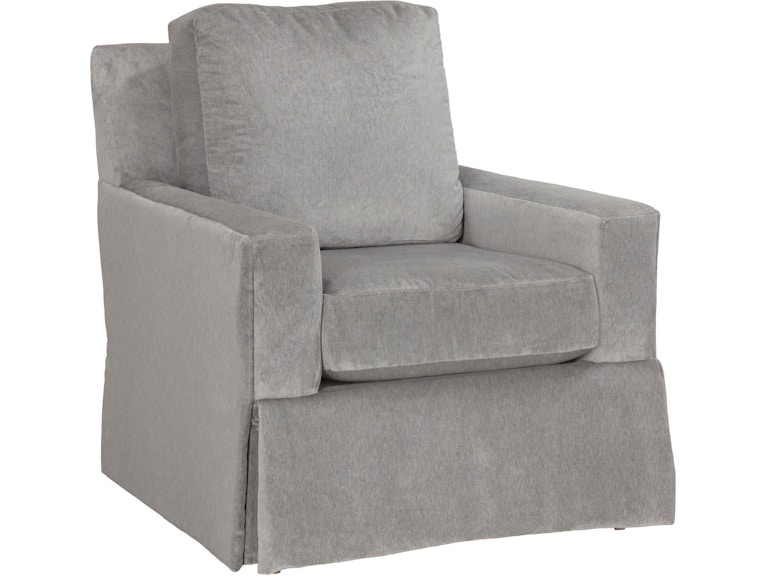 Fairfield Chair Company Living Room Coltrane Easy Clean Skirted Lounge Chair S-7406-E1 at Norwood Furniture