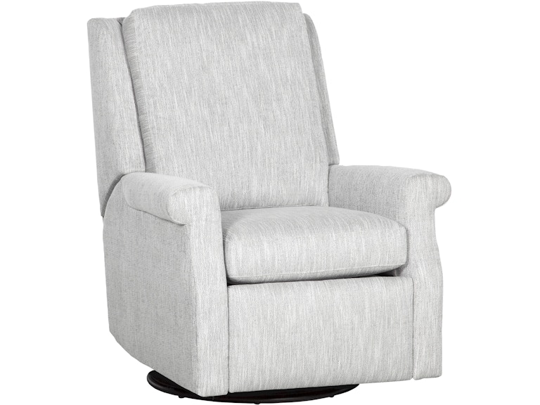 Fairfield Chair Company Living Room Greek Key Arm Manual Swivel Glider Recliner 453G-MR at Norwood Furniture