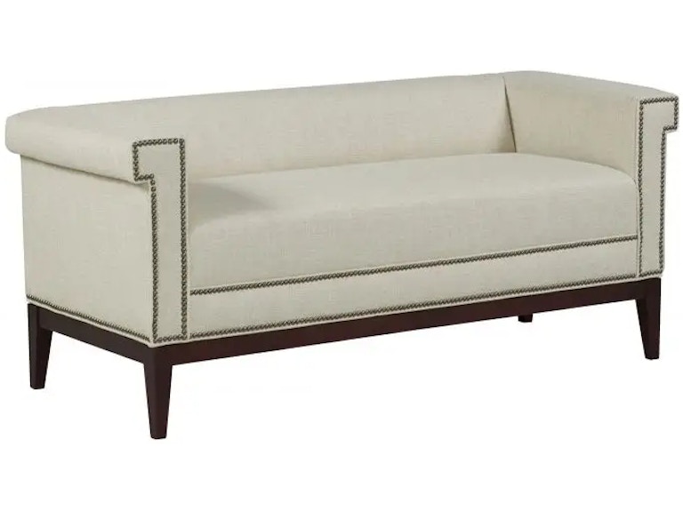 Fairfield Chair Company Living Room Greek Key Arm with Tight Seat Bench 33TF-10 at Norwood Furniture