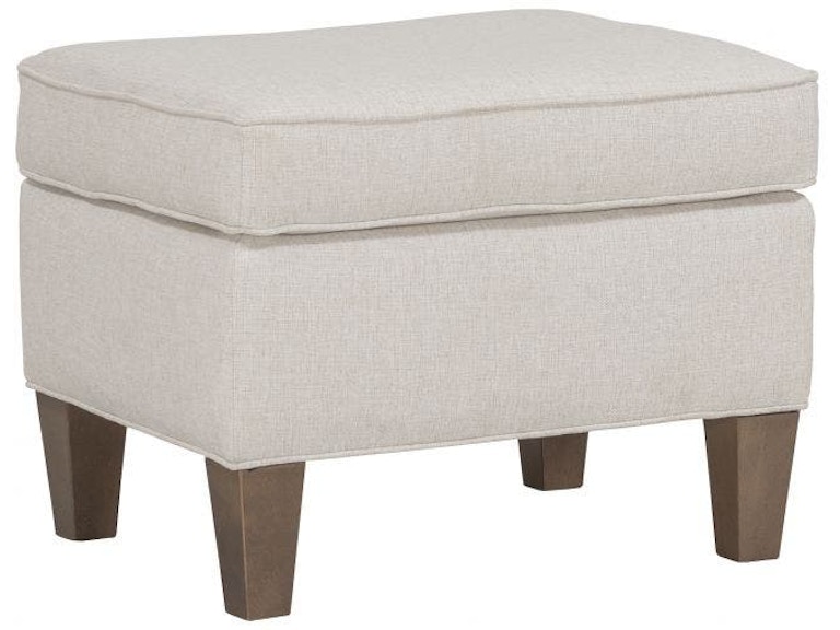 Fairfield Chair Company Living Room Kelly Ottoman with Tapered Leg 2974-20 at Norwood Furniture