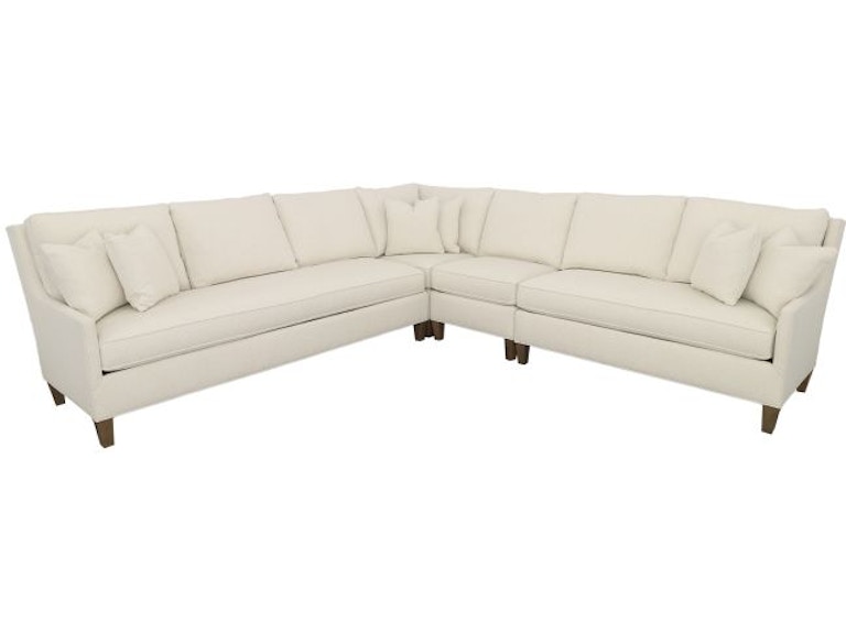 Fairfield Chair Company Living Room Kelly Sectional with Tapered Leg 2976-Sectional at Norwood Furniture