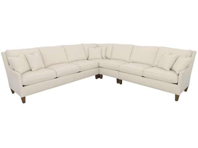 Fairfield Chair Company Living Room Kelly Sectional with Tapered Leg 2996-Sectional at Norwood Furniture