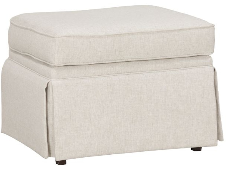Fairfield Chair Company Living Room Kelly Skirted Ottoman 2973-20 at Norwood Furniture