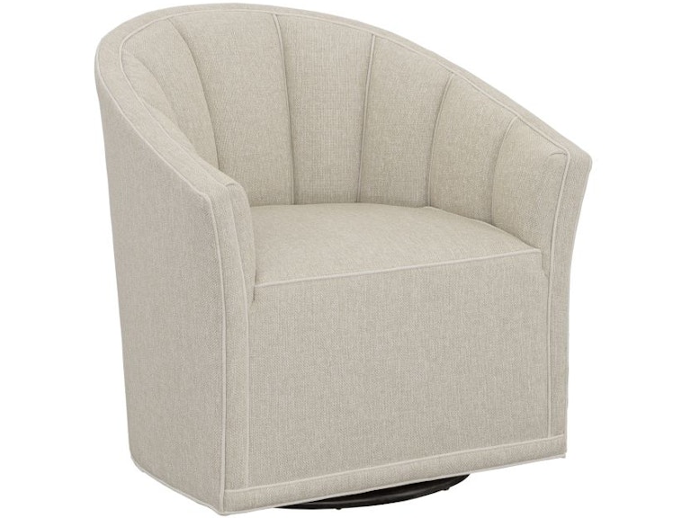 Fairfield Chair Company Living Room Libby Langdon Cabott Swivel Chair 6327-31 at Norwood Furniture