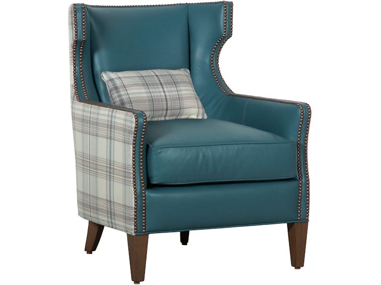Fairfield Chair Company Living Room Libby Langdon Percy Wing Chair 6408-01 at Norwood Furniture