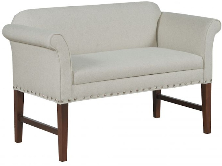 Fairfield Chair Company Living Room Livingston Easy Clean Bench 1714-E9 at Norwood Furniture