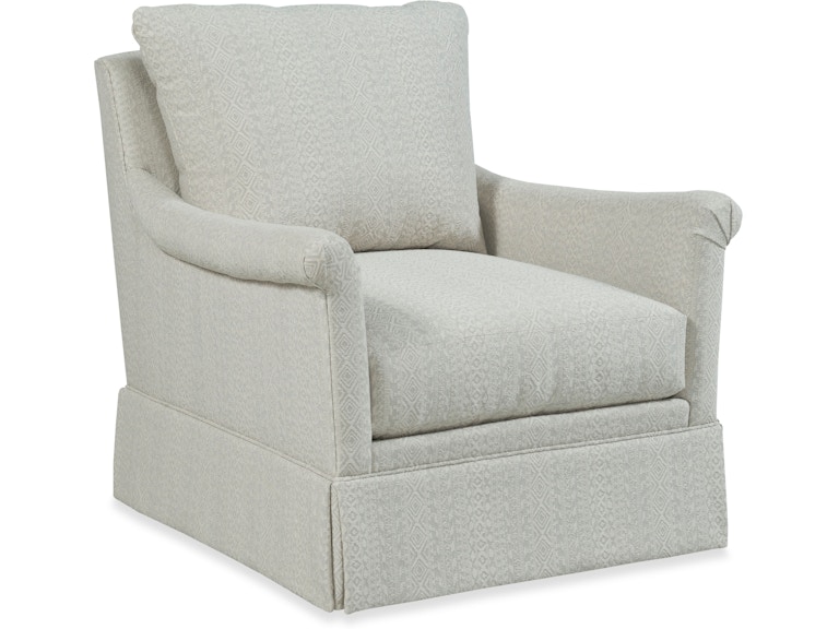 Fairfield Chair Company Living Room Olivia Skirted Swivel Chair 2725-31 at Norwood Furniture