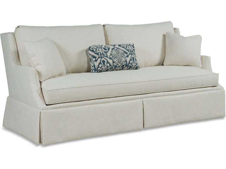 Fairfield Chair Company Living Room Savannah Skirted Sofa 2728-50 at Norwood Furniture