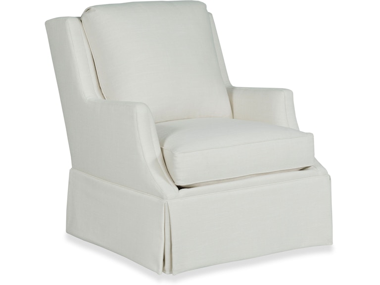 Fairfield Chair Company Living Room Savannah Skirted Swivel Chair 2726-31 at Norwood Furniture