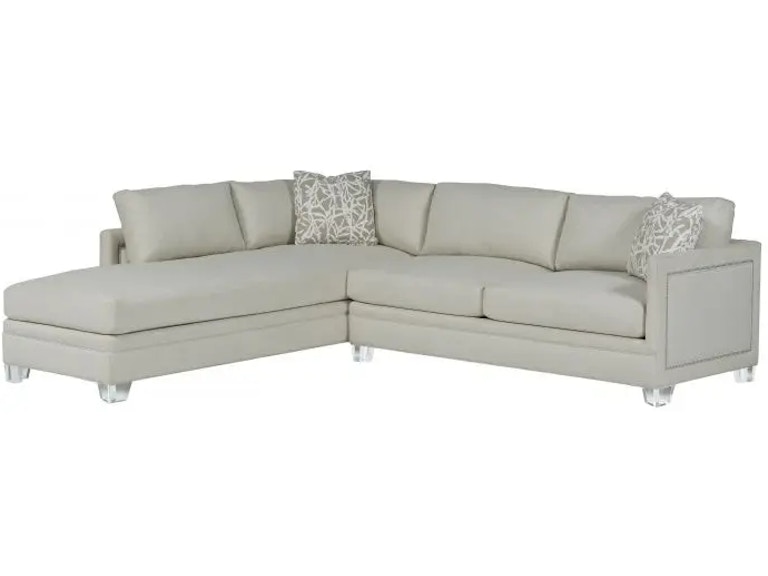 Fairfield Chair Company Living Room Small Track Arm Sectional at Norwood Furniture
