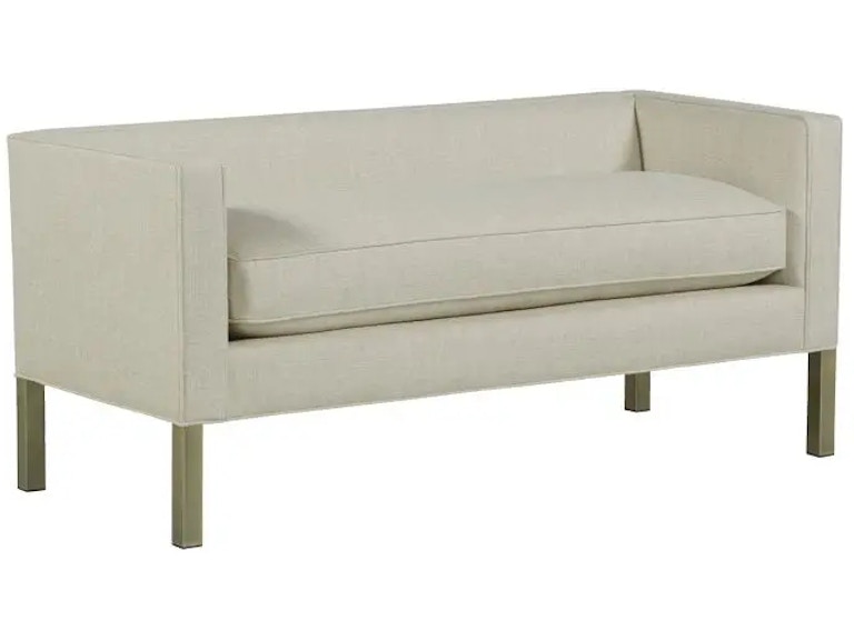 Fairfield Chair Company Living Room Tuxedo Back with Loose Seat Bench 32LM-10 at Norwood Furniture
