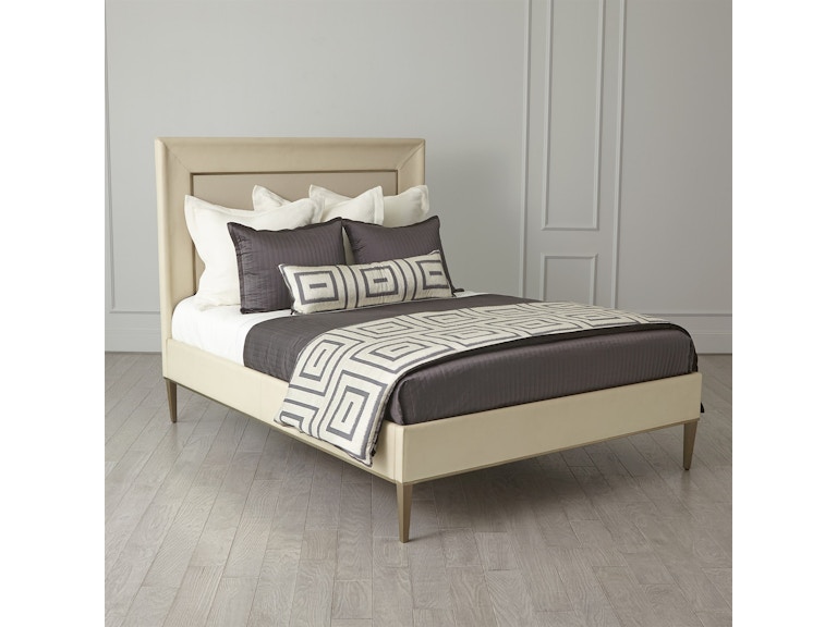 Global Views Bedroom Ellipse Queen Bed-Ivory AG2.20028 at Norwood Furniture