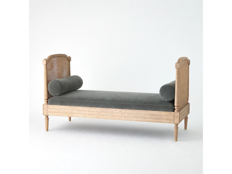 Global Views Bedroom Josephine Daybed-Bleached Oak 2756 at Norwood Furniture