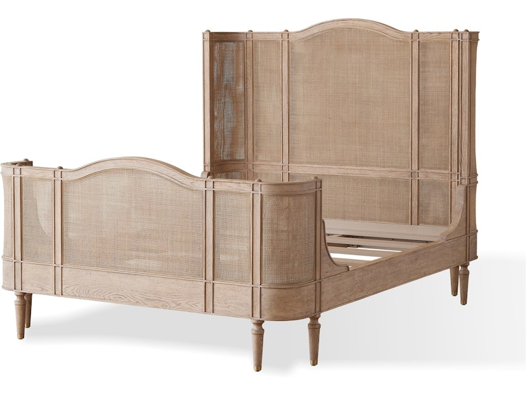 Global Views Bedroom Josephine King Bed-Bleached Oak 2757 at Norwood Furniture