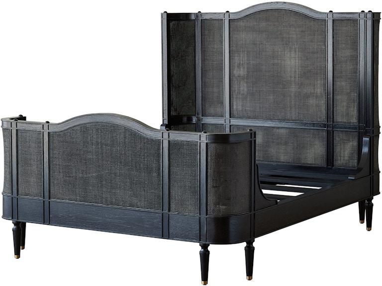 Global Views Bedroom Josephine Queen Bed-Blackened Oak 2766 at Norwood Furniture