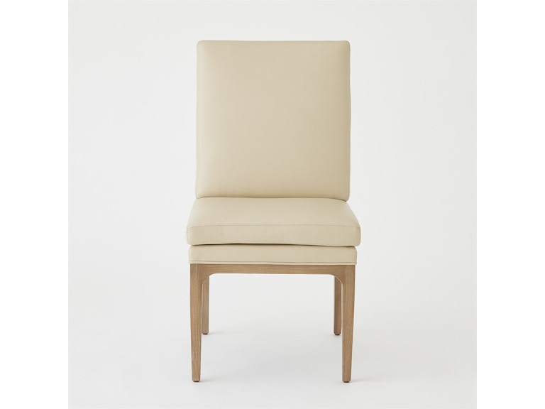 Global Views Casual Dining Abbott Dining Chair-Taupe Leather 7.20281 at Norwood Furniture