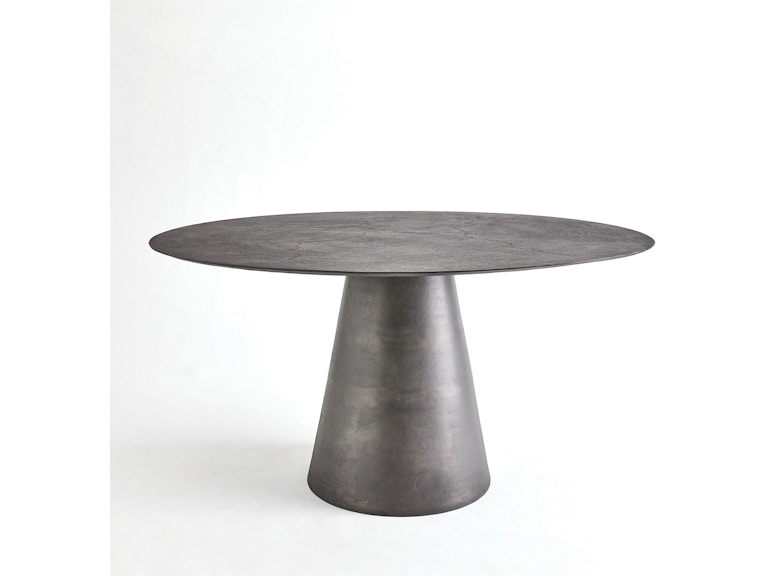 Global Views Casual Dining Apex Dining Table-Blackened Finish 7.91504 at Norwood Furniture
