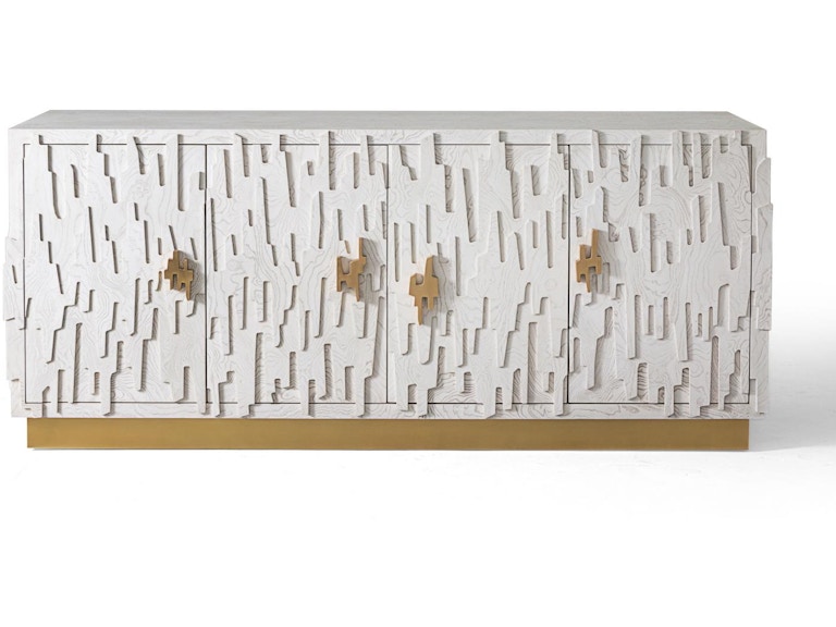 Global Views Casual Dining Brutalist Buffet ASH2028 at Norwood Furniture