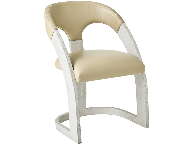Global Views Casual Dining Delia Dining Chair-White Burl ASH2114 at Norwood Furniture
