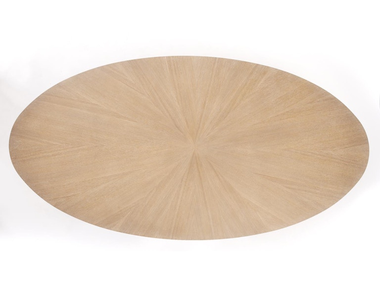 Global Views Casual Dining Flute Table Top-Oval-Cerused Oak-96 WDSEH2449-GV at Norwood Furniture
